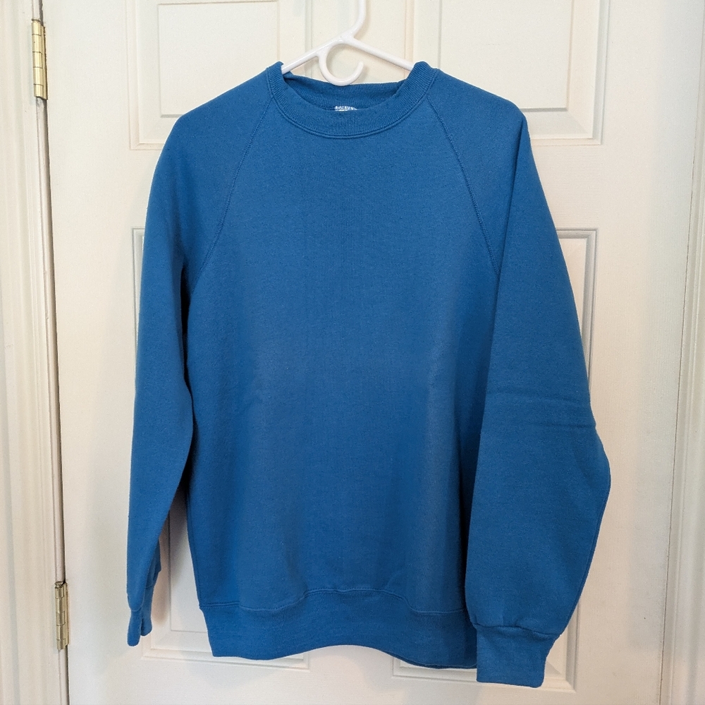 Vintage Bassett-Walker Sturdy Sweats Sweatshirt In Bright Blue, Women's S